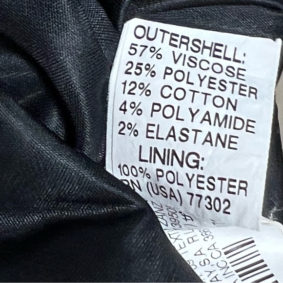 Zara Woman sleeveless black mini dress Sz.Med. lined•side zip• LBD - Picture 8 of 9